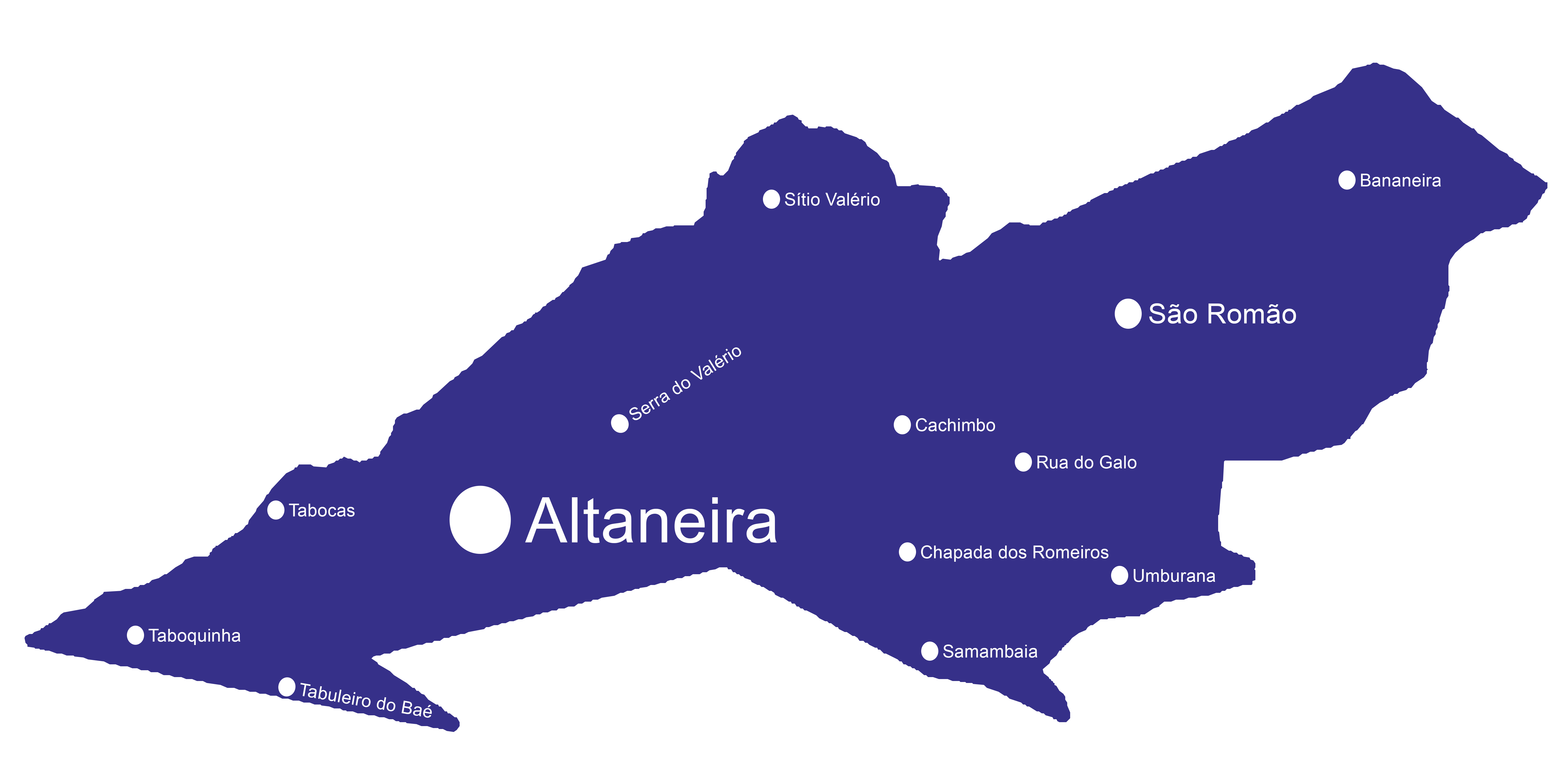 Mapa de Altaneira