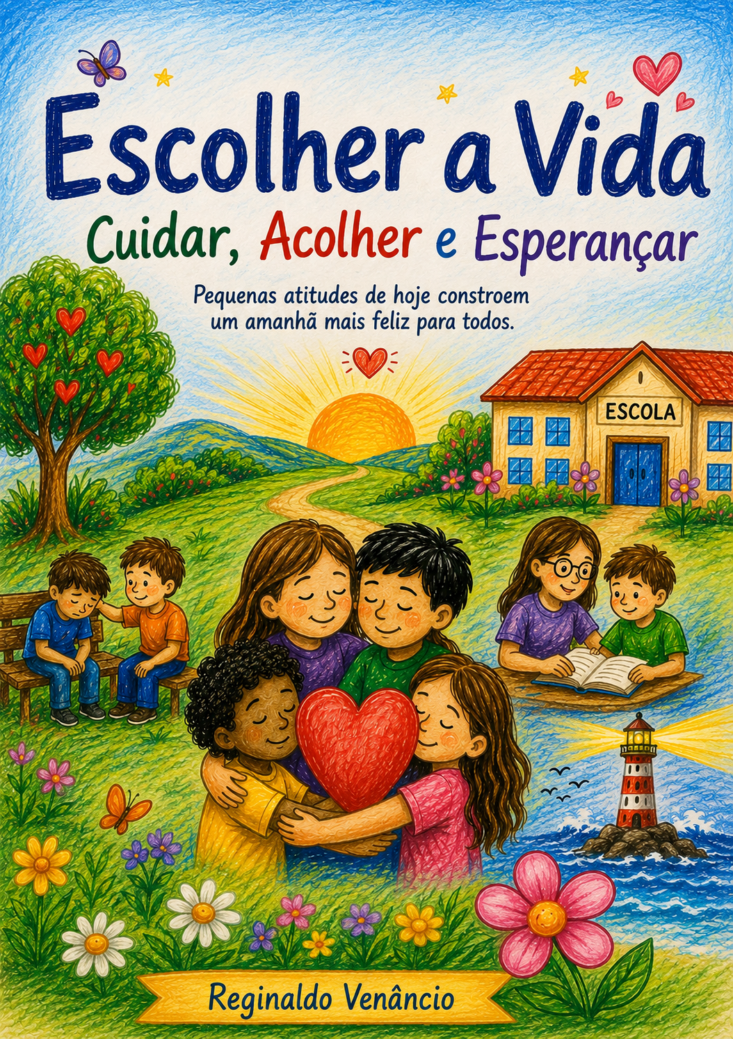 Capa do livro Escolher a Vida - Cuidar, Acolher e Esperançar