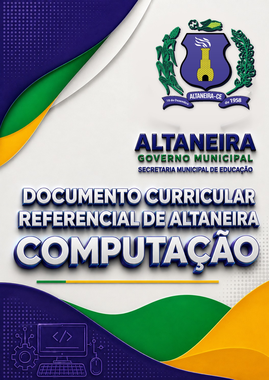 Capa do livro DOCUMENTO REFERENCIAL CURRICULAR DA COMPUTAÇÃO DE ALTANEIRA